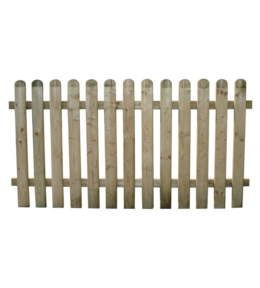 RECINTO DA GIARDINO IN LEGNO DI PINO A LAMELLE 180X100H CM
